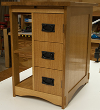 dovetailed drawer =